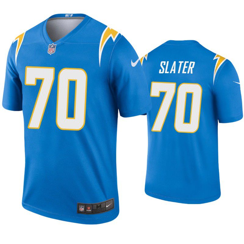 Men Los Angeles Chargers #70 Rashawn Slater Nike Powder Blue Legend NFL Jersey->los angeles chargers->NFL Jersey